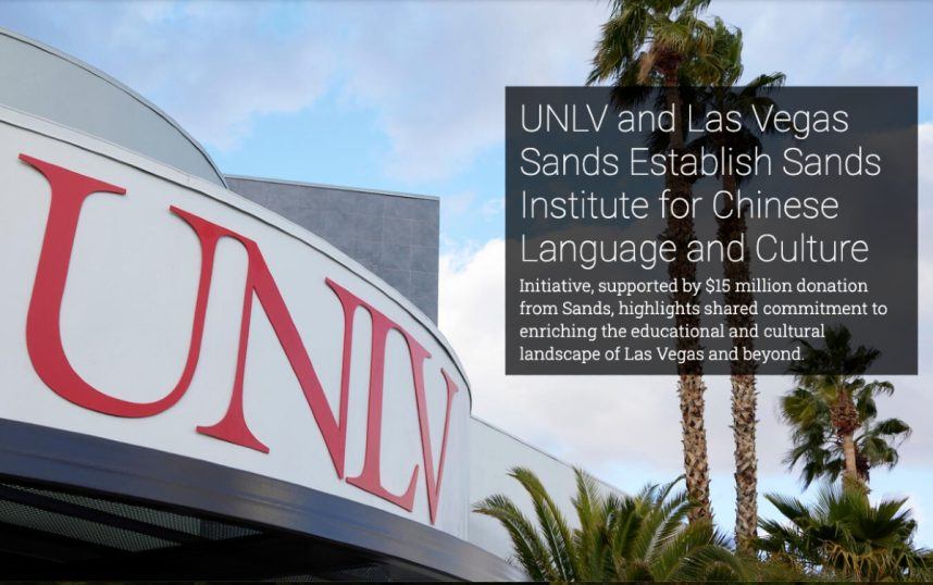 Las Vegas Sands UNLV Chinese Institute